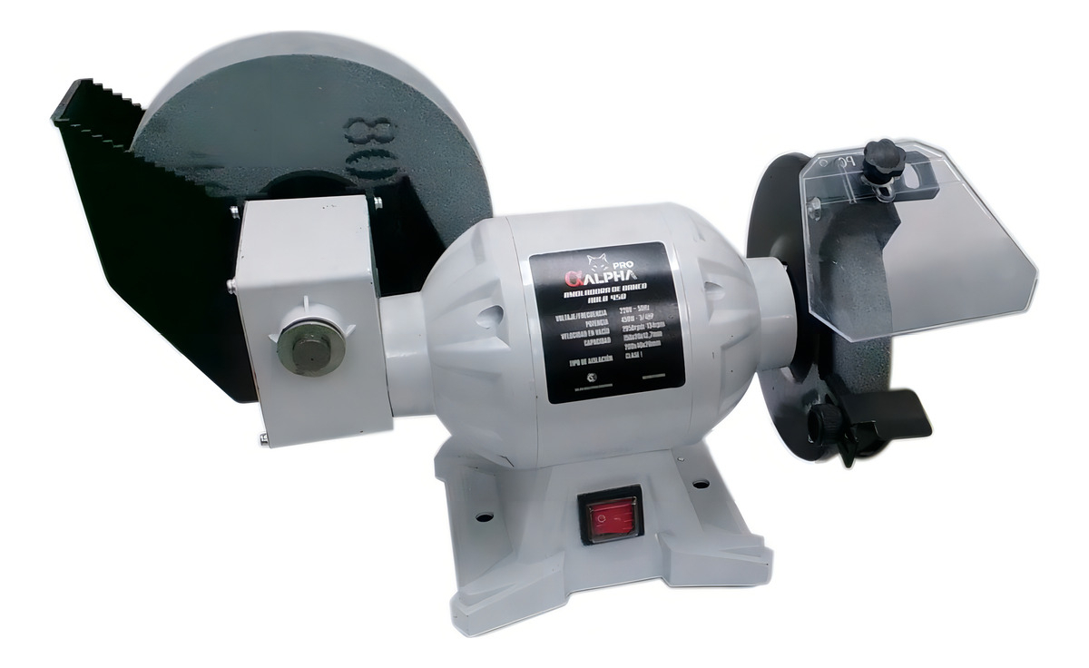 Amoladora De Banco Alpha Pro 6'' Y 8'' 450w Abl8450