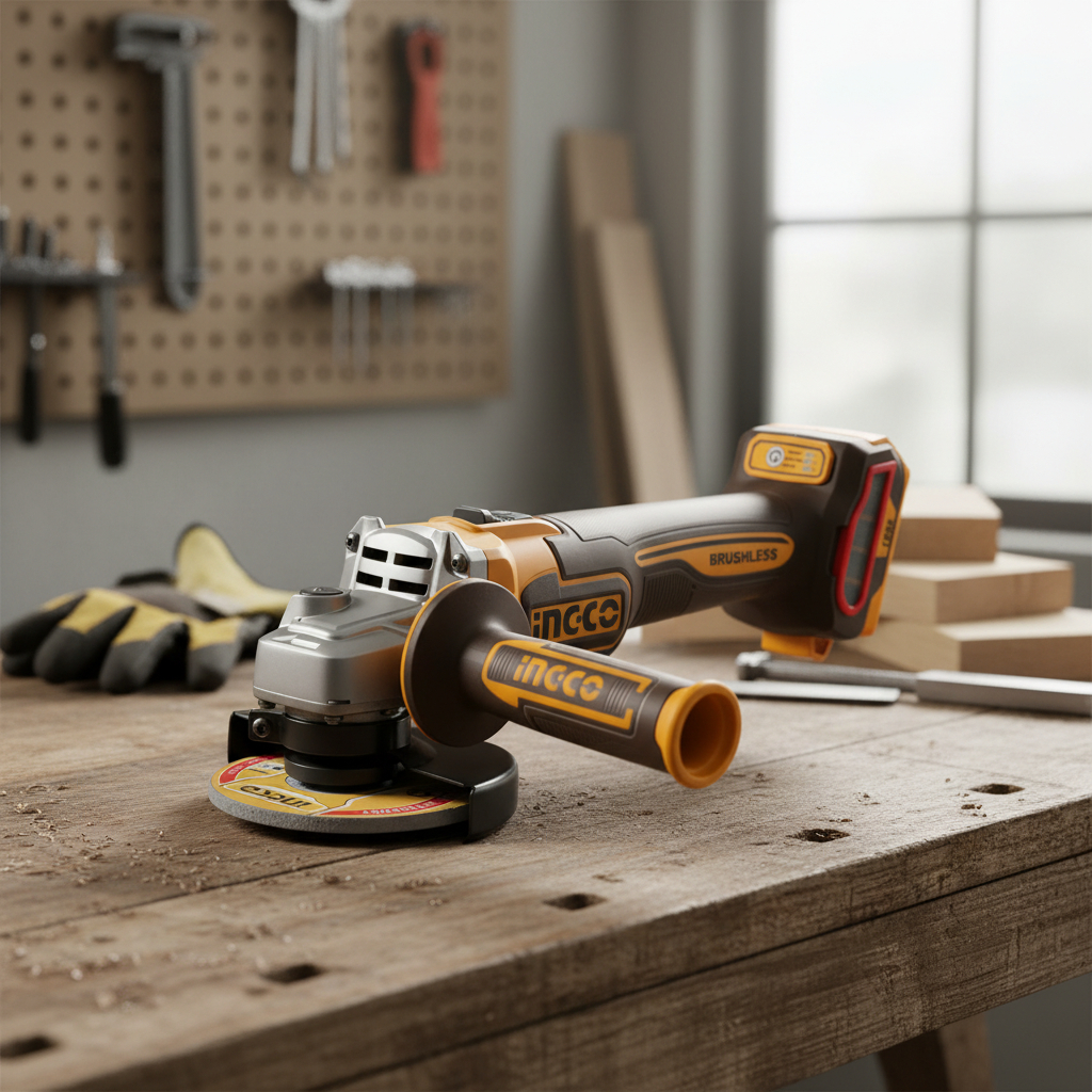 Amoladora Angular Ingco Cagli27153 De 50 60 A Bateria - Imagen 3