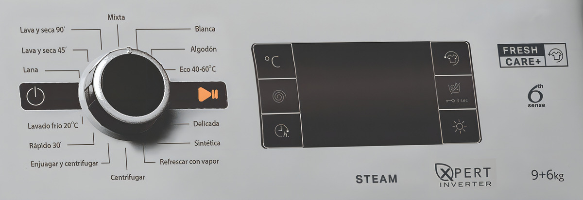 Lavasecarropas Whirlpool Silver 9kg/6kg Wwd09sf - Imagen 7