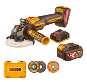 Amoladora 42v 4-1/2 Completa Cagli4108112 Ingco