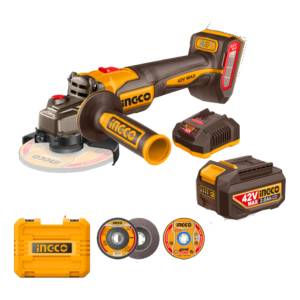 Amoladora 42v 4-1/2 Completa Cagli4108112 Ingco