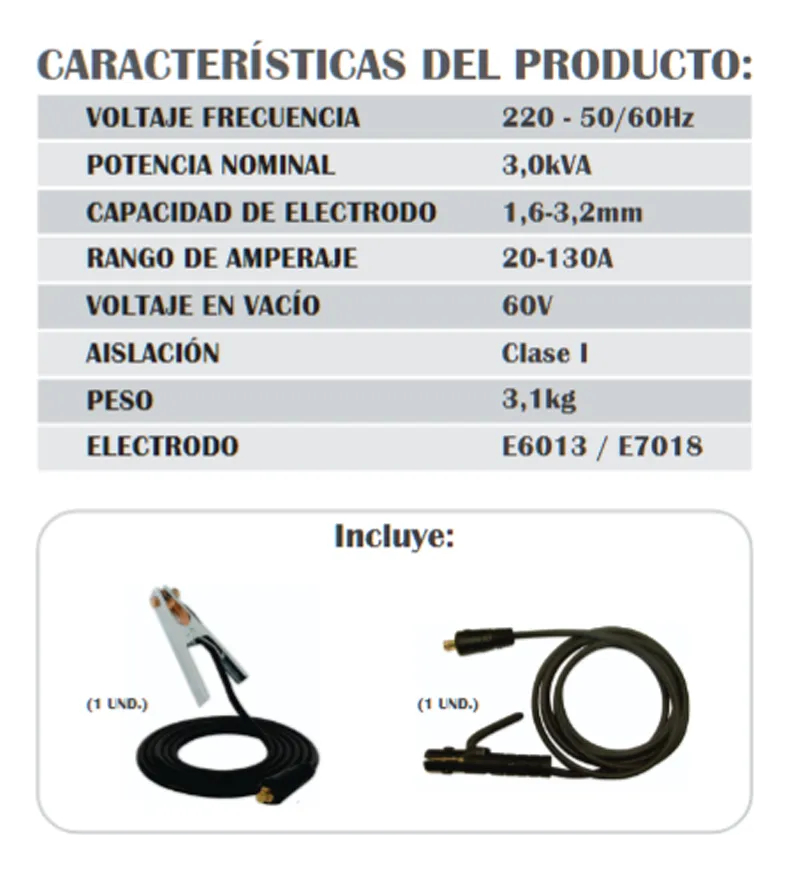 Soldadora Tig Inverter 2en1 130a Alpha Pro El8130m2y - Imagen 2