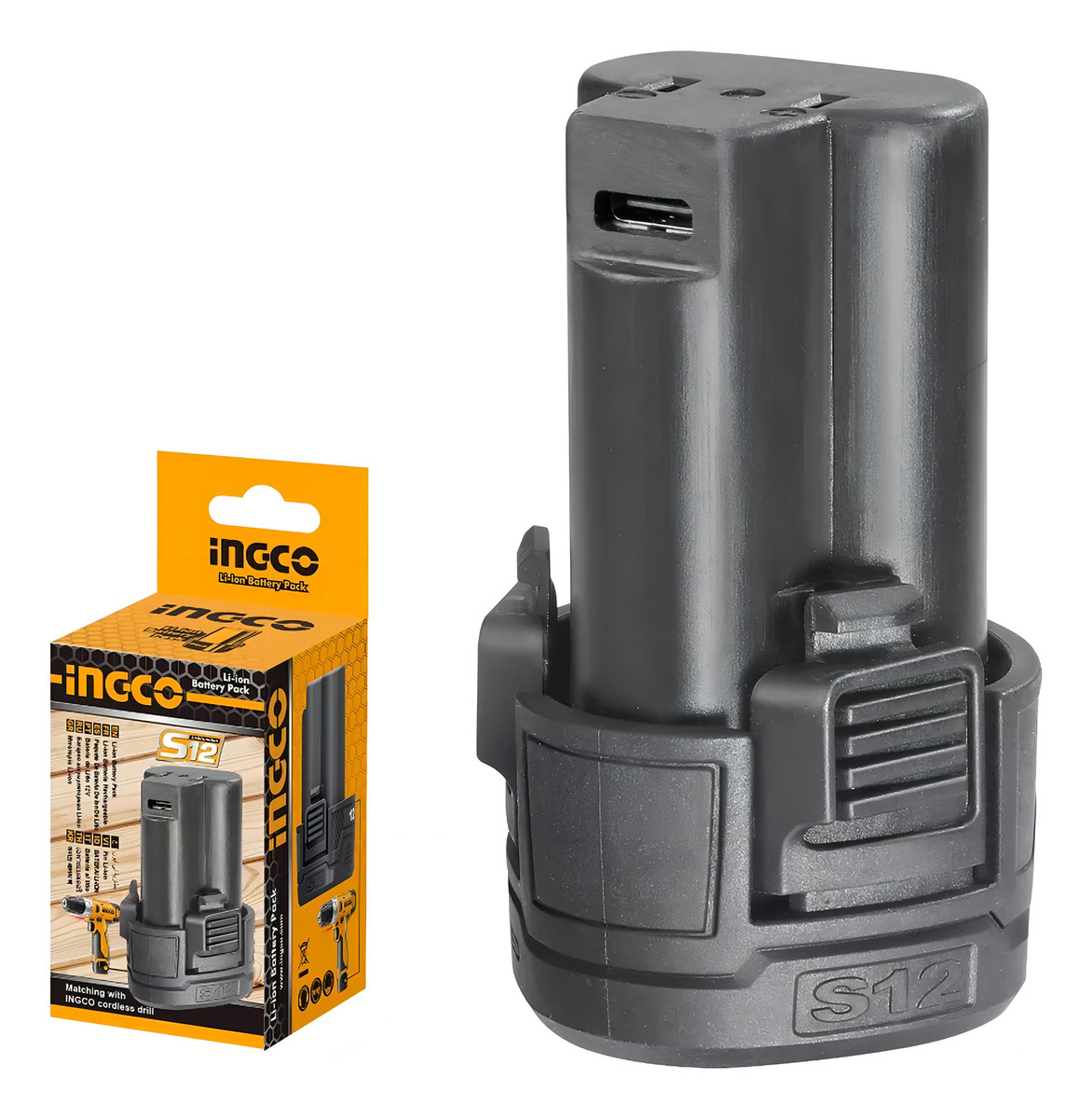 Bateria 12v Tipo C Ingco Fbli12153