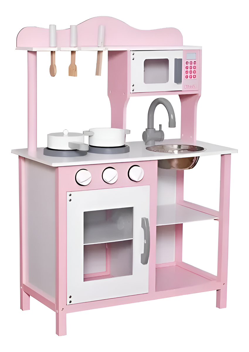 Cocina De Juguete De Madera Con Accesorios