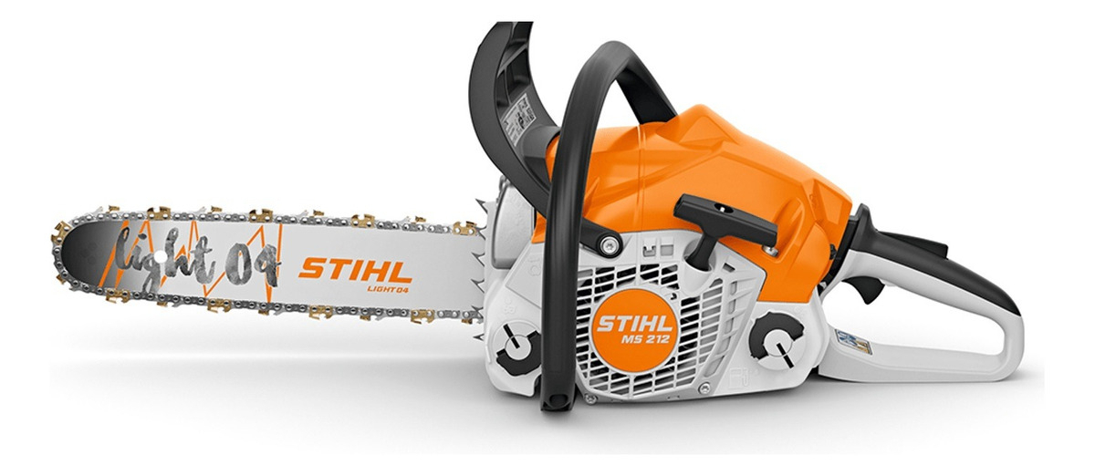 Motosierra Sabre Ms 212 Stihl De Gasolina, 2,4 Cv, 40 Cm, Color Blanco Con Naranja