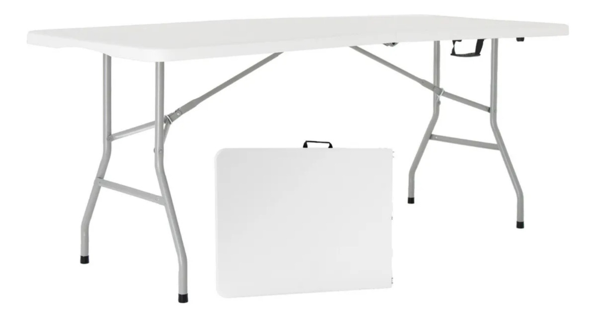 Mesa Plegable Plástico Resistente 180x70cm
