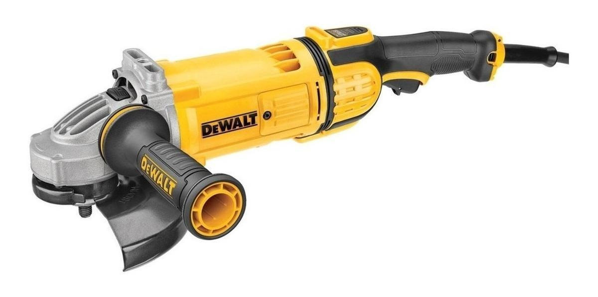 Amoladora Angular Dewalt Dwe4579 De 50 hz Color Amarillo 2.7 kw 220 v + Accesorio