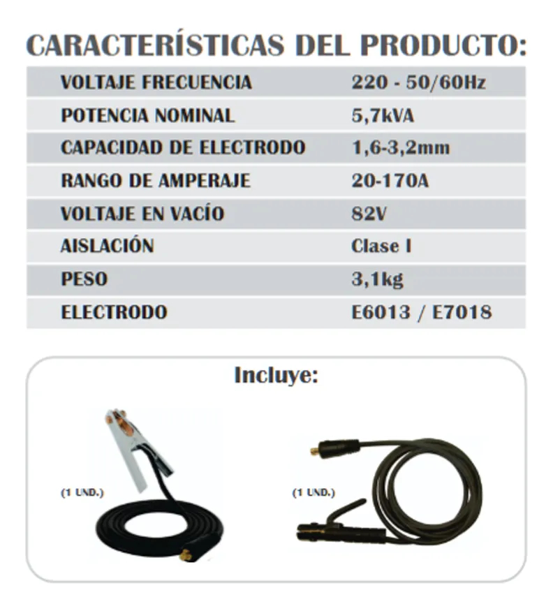 Soldadora Inverter Electrodo 20-170a Alpha Pro El8170m2x - Imagen 3