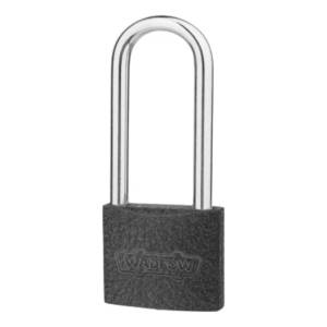 Wadfow Candado De Hierro Con Grillete Largo 50mm Wpd5550l Color Gris