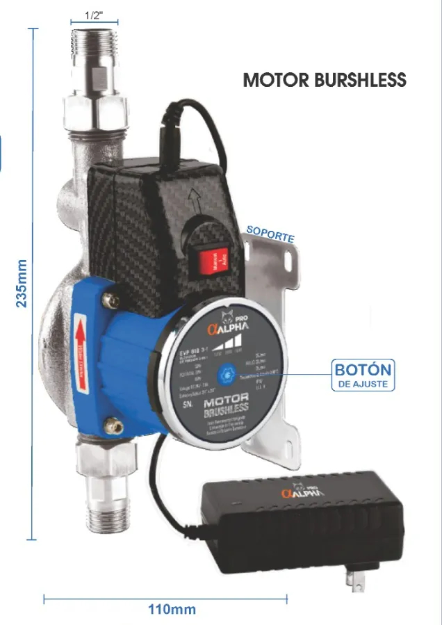 Presurizador 3 En 1 Alpha Pro 24v 50w-70w-85w Brushless - Imagen 3