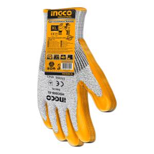 Guantes Amarillo Resistente A Cortes Hgcg08-xl Ingco Talle X