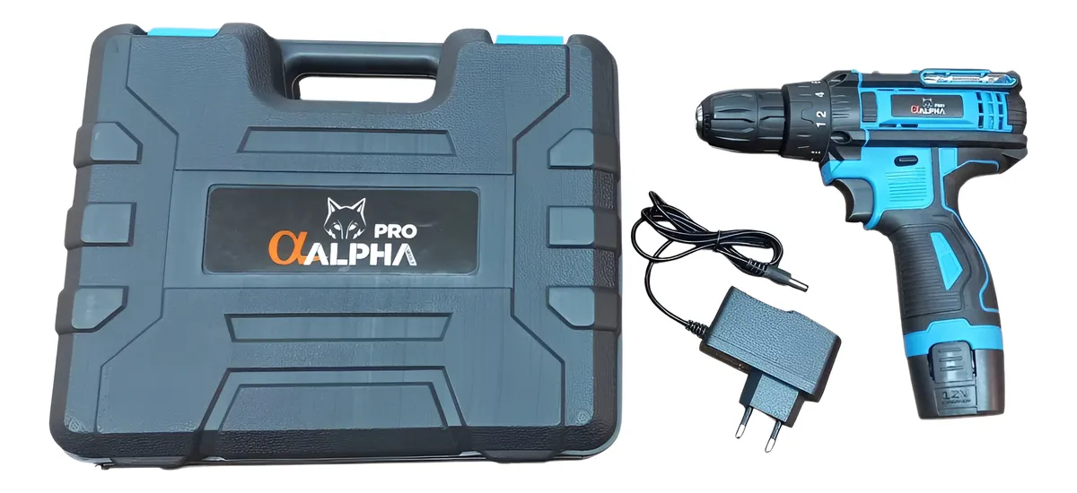 Taladro Atornillador Alpha Pro 12v 1 Bateria Valija Ta6121k - Imagen 3
