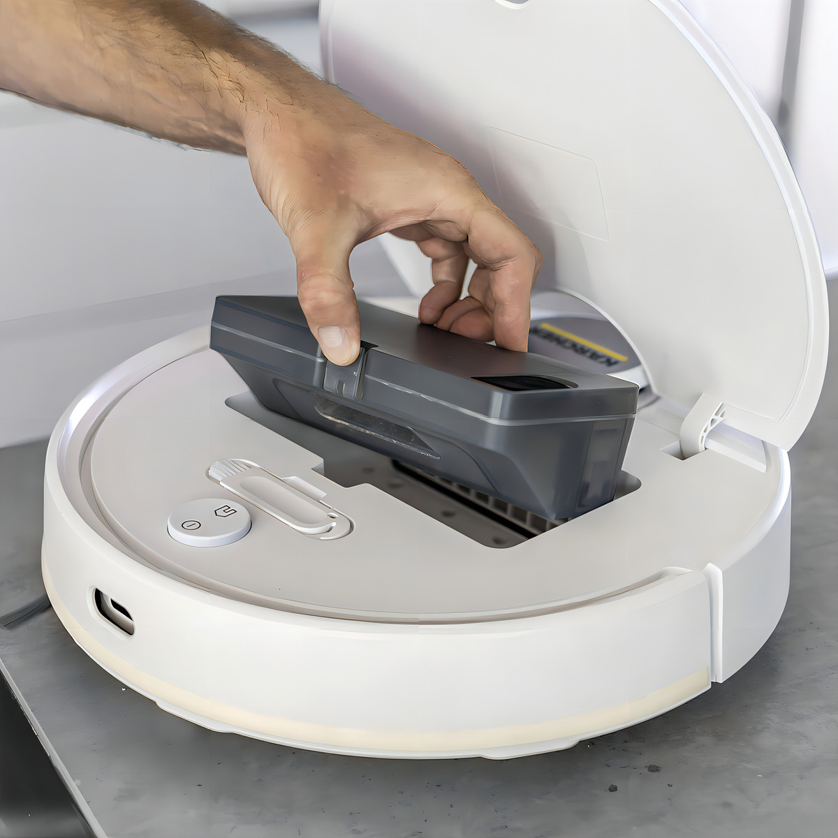 Aspiradora Robot Kärcher Rcv 3 Blanca - Imagen 5