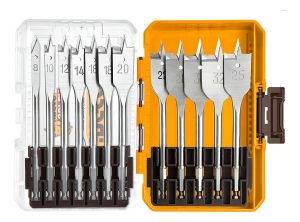Set De 12 Brocas Mechas Planas Madera Ingco 8-32 Akdl1206
