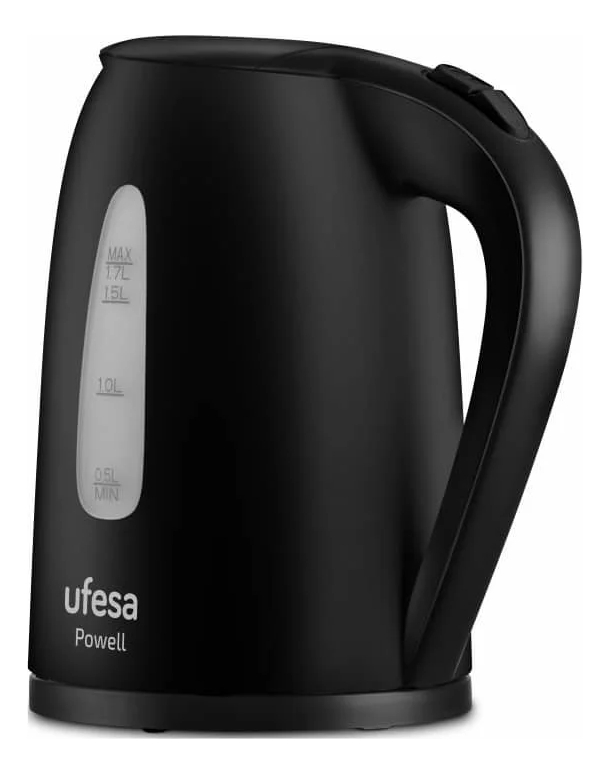 Jarra Electrica Hervidor De Agua Ufesa Black Powell 1.7lt - Imagen 3