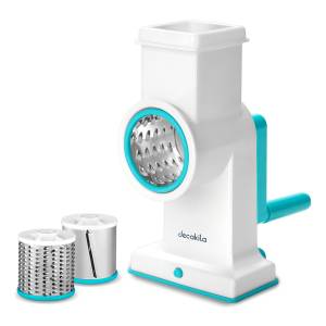 Rallador Cortador Queso Verduras 2 En 1 Decakila Kmtt086w