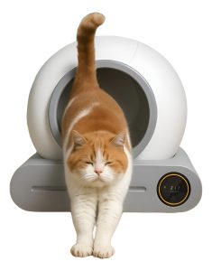 Baño Arenero Sanitario Inteligente Automático Gato Celular Smart Blanco