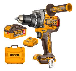 Taladro Atornillador Percutor 20v 2 Bat 5.0ah Ingco