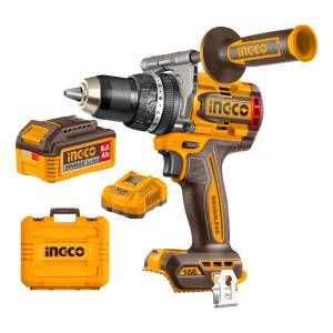 Taladro Atornillador Percutor 20v 2 Bat 5.0ah Ingco