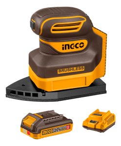Lijadora Orbital Delta A Bateria 20v Ingco Cpsli20241