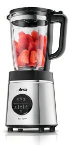 Licuadora De Vaso Cristal Ufesa 1800w Rock Crystal