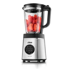 Licuadora De Vaso Cristal Ufesa 1800w Rock Crystal