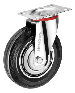 Rueda Metal/goma Giratoria 8 Wadfow Wjl3382