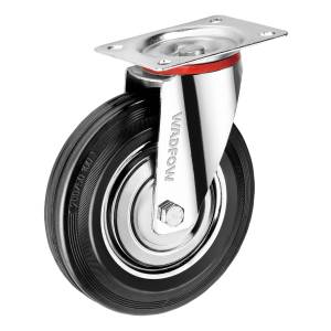 Rueda Metal/goma Giratoria 8 Wadfow Wjl3382