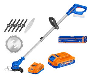 Desmalezadora A Bateria 20v Bat 2.0ah + Accesorios Wadfow