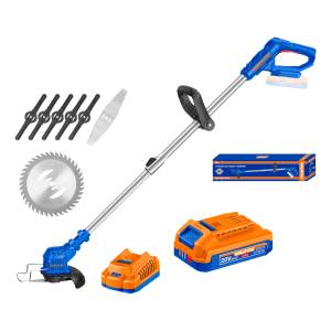 Desmalezadora A Bateria 20v Bat 2.0ah + Accesorios Wadfow