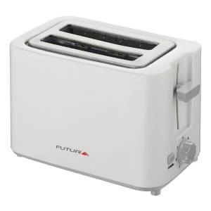Tostadora De Pan Futura Blanca 700w 2 Ranuras