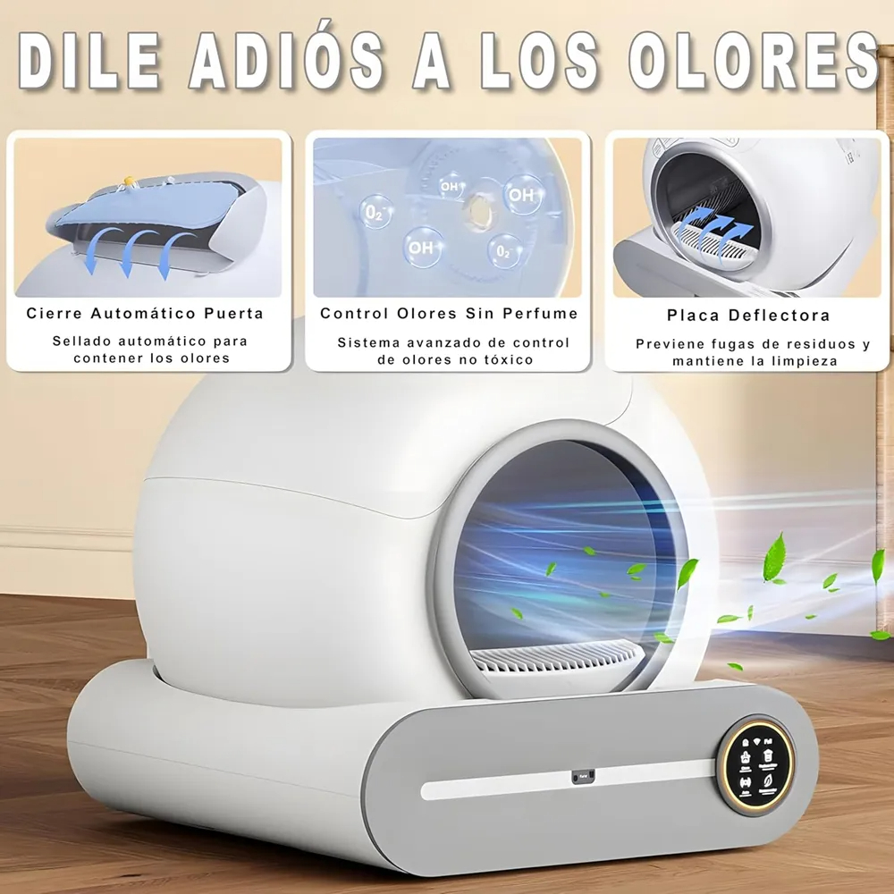 Arenero Inteligente Automático Para Gatos Aplicación Celular - Imagen 8