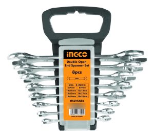 Ff Juego 8 Llaves Doble Boca 6-19 Hkspa2082 Ingco Industrial