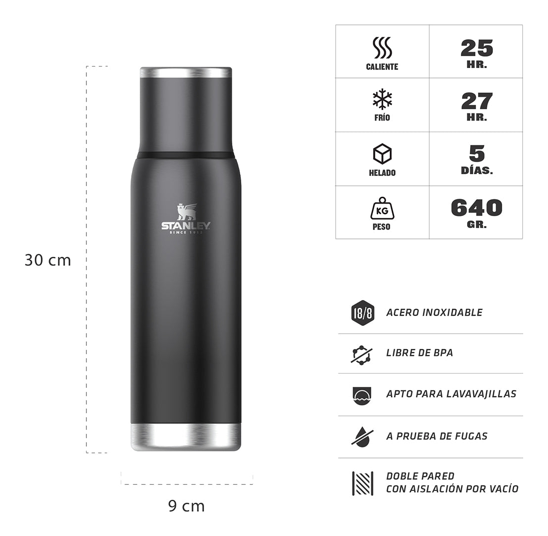 Termo Stanley Adventure To-go Negro | 750 Ml - Imagen 2