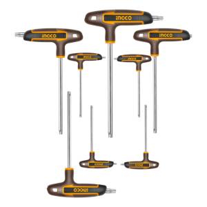Set Juego Llaves Allen Torx C/mango T 8 Pcs Ingco Hhkt80838
