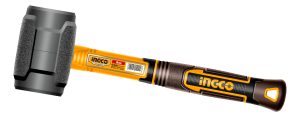 Martillo De Goma Negro 220gr Ingco Hruh8808