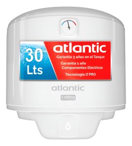 Termotanque Atlantic 30 Litros 1500w Vm-030 D400 Nnet Blanco