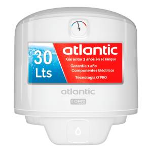 Termotanque Atlantic 30 Litros 1500w Vm-030 D400 Nnet Blanco