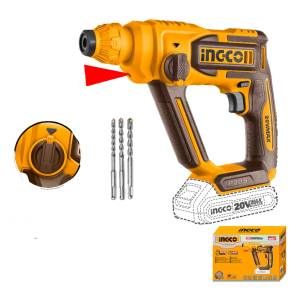 Rotomartillo A Bateria 2 Funciones Sin Bat Sin Carg Ingco