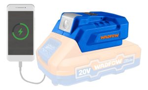 Cargador Inalambrico Usb De Baterias 20v Wadfow Wucp118
