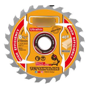 Disco Sierra Ingletadora 8-1/4 Madera 40 Dientes Ingco