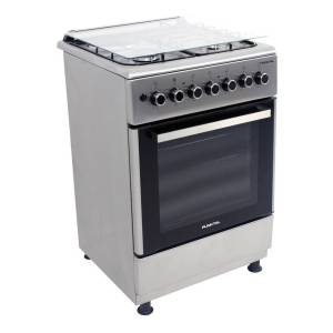 Cocina Combinada 3 Hornallas Gas Y Disco Inox Punktal 1050tk