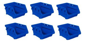 Set De 6pcs Caja Gaveta Apilable 165x110x80mm Wadfow