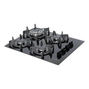 Anafe A Gas James 4h Agb Vn Vidrio Negro Ehogar