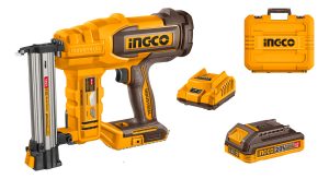 Clavadora A Batería 20v 35mm Con Accesorios Ingco