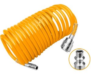 Manguera Espiral 15 Mts Con Acoples 6 Y 8