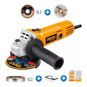 Ff Amoladora Angular 4 1/2 '' Ingco Industrial 710w Ag7108