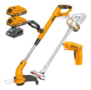 Kit Bordeadora 20v Aspiradora Ciclonica Atornillador Ingco