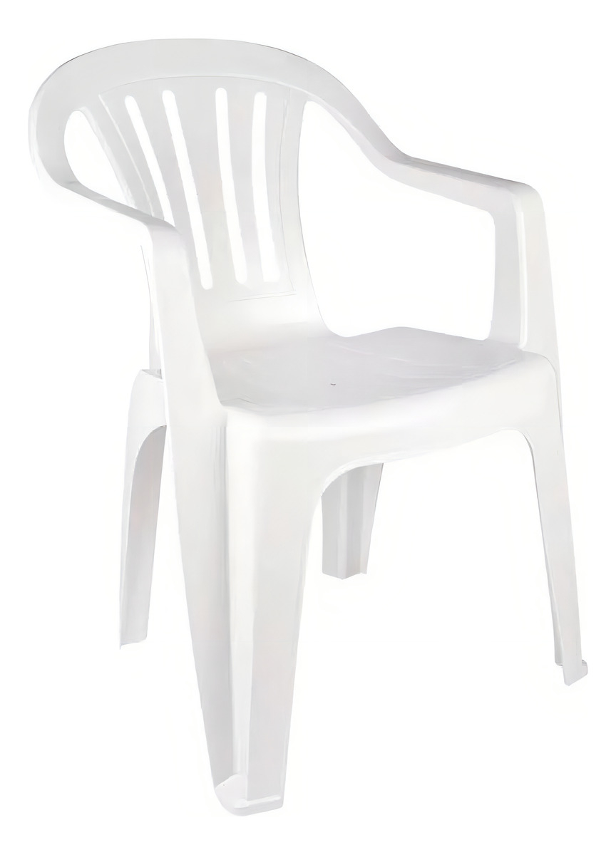 Silla De Plástico Blanca Bela Vista 182kg 15151101 Mor - Imagen 2
