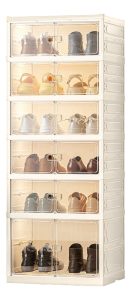 Zapatero Plegable Doble Fila 12 Pares Wadfow Wfcb1106